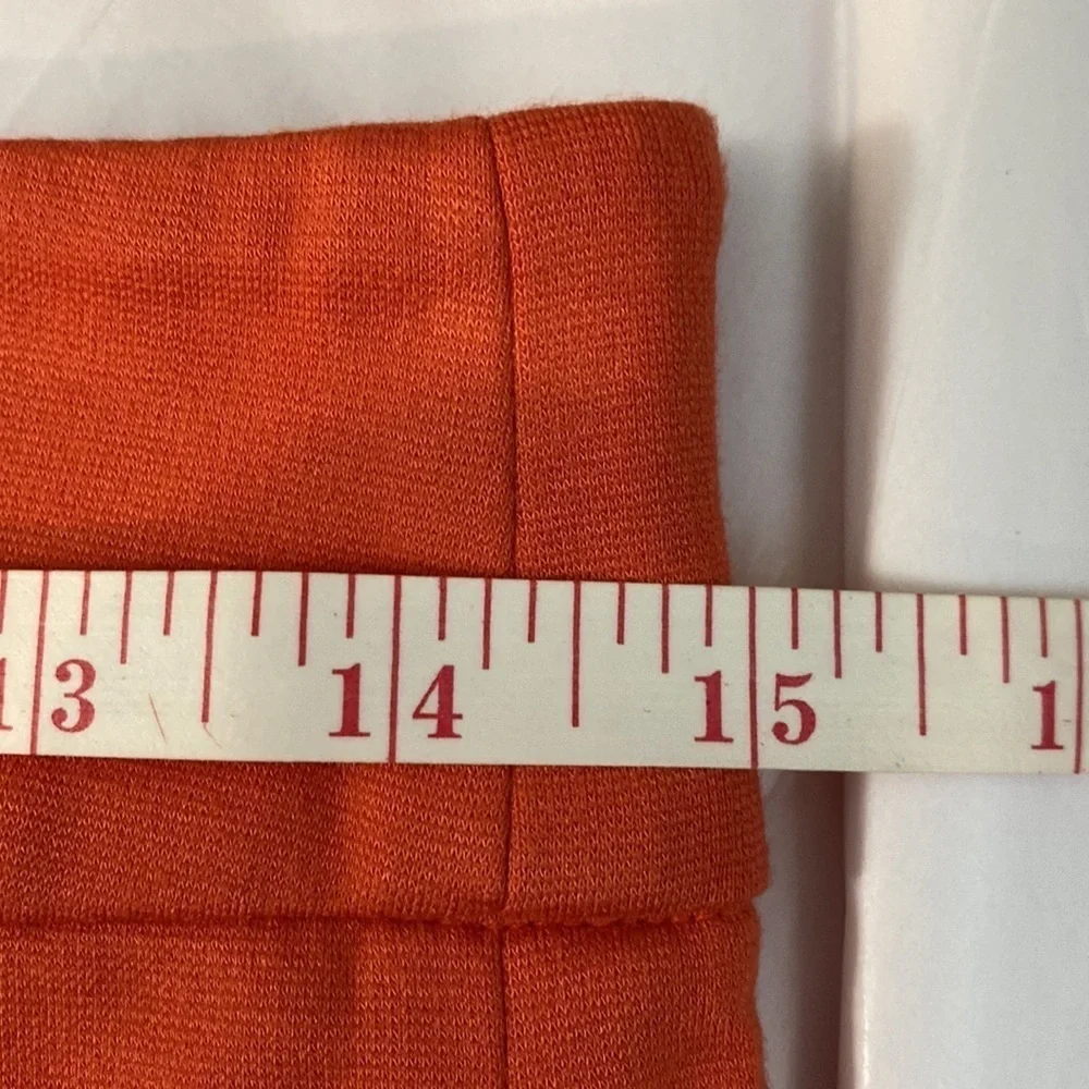 Philosophy blazing Red Coral Knit‎ Pencil Skirt